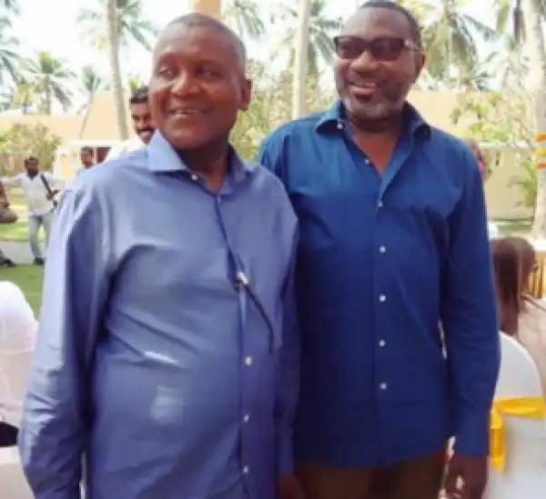 Billionaire Businessmen, Femi Otedola And Aliko Dangote Party In India (Photos)